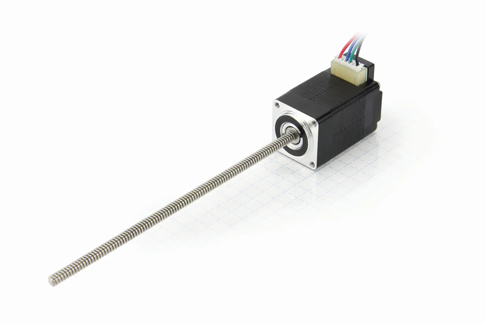 nema 8 external linear actuator with rotating screw (driven screw)