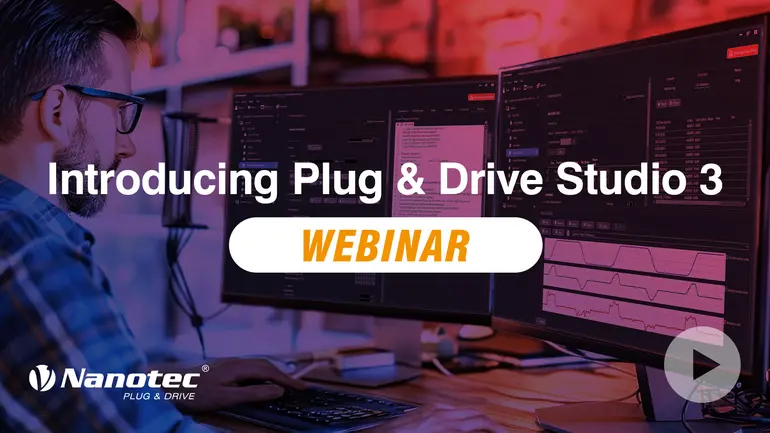 Plug & Drive Studio 3 by Nanotec - Free Motion Control Software 