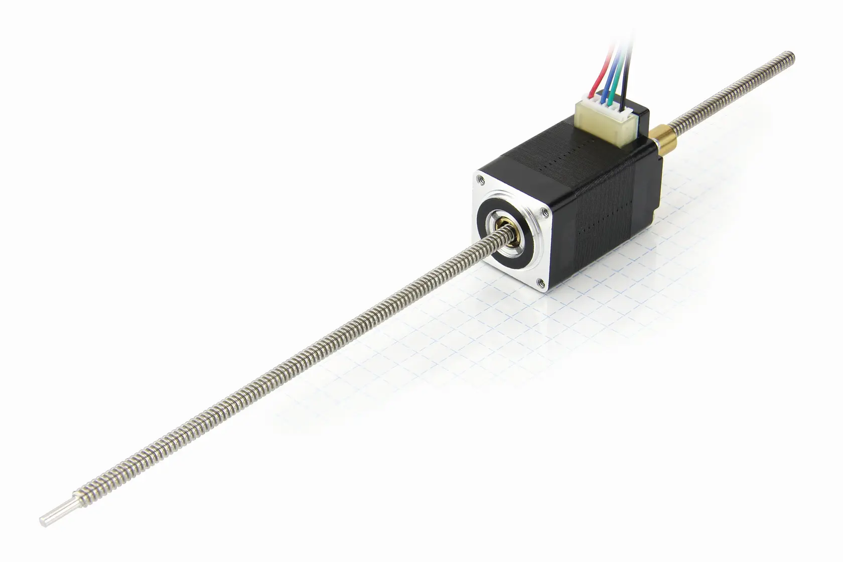 nema 8 non-captive linear stepper actuator